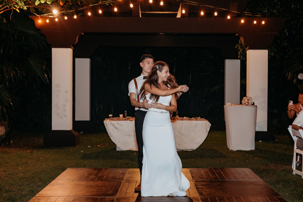 first dance in Playa Del Carmen Mexico wedding